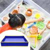 Sandbox Tray ,Children Toy Tray, Smooth , Large Space, Easy to Carry, Portable ,Polyester Sandbox,