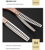 Rose Gold 6.5" Double Tail Pet Grooming Scissors with Curved Tip & Straight Tooth for Cats & Dogs.