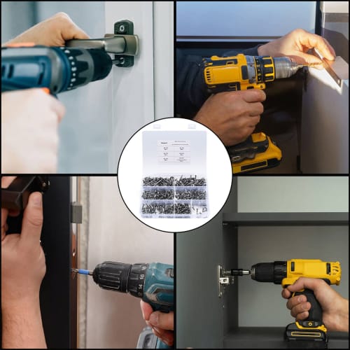 250 Self-Tapping Screws, Crosshead Screws, Stainless Steel Self-Drilling Screws, Pan Head Screws - M4.2x13/16/19/25/32/38mm, 3.5x12mm