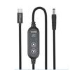 USB C Power Cord with 8 Adapters 100W Highest Efficiency Variable Power Supply DC5.5 Type C Charging Cable 120cm