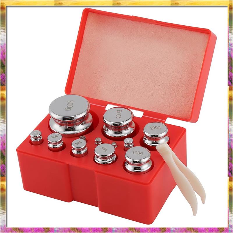 Top Deals Steel Calibration Weights, Scale Calibration Weight Kit With Storage Box