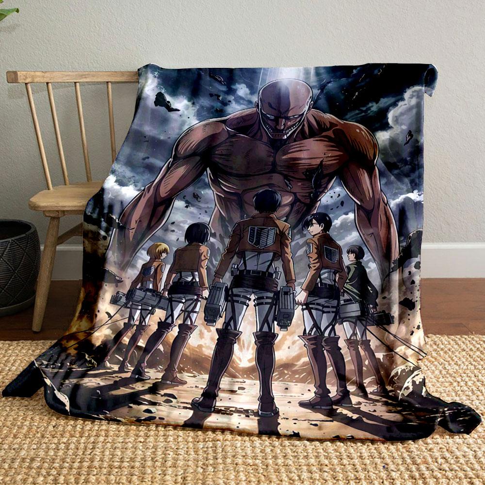 A towering figure faces a group of armed soldiers amid a dramatic sky. for all seasons blanket lunch break throw gift