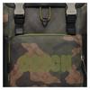 COACH Track 27 drawstring buckle closure camouflage print cow leather fabric school bag backpack backpack large size men's khaki and olive green