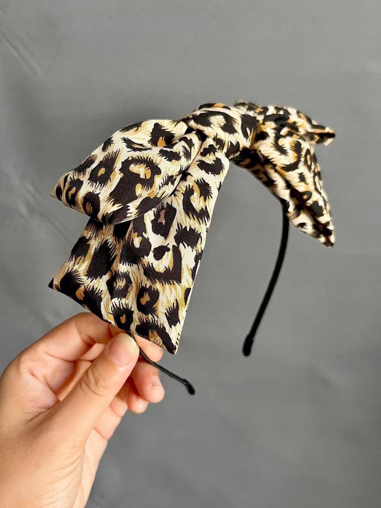 1/3pcs Leopard print bow Hairbands For Women Girls Party Hair Accessories