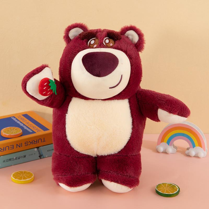 Adorable Strawberry Bear Plush Toy For Couples And Kids Perfect Birthday Gift