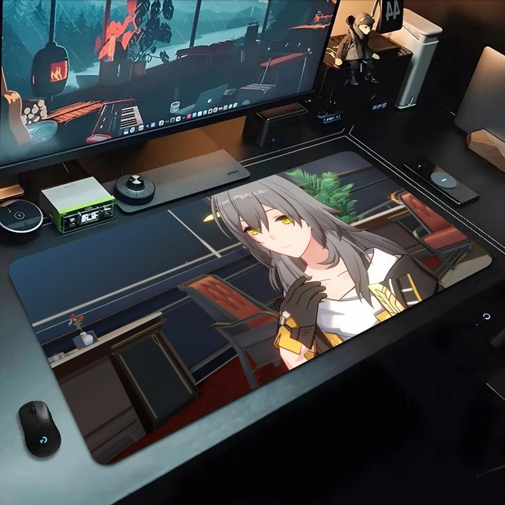

stelle hsr Mouse Pad 500X1000 mm Large Gaming Mousepad Gamer XL Rubber Otaku Keyboard Pad Laptop Desk Mat 600x300x2mm