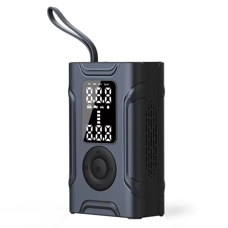 Car Air Pump, Car Tire Inflator, Portable Mini Digital Display Smart Wireless Car Air Pump