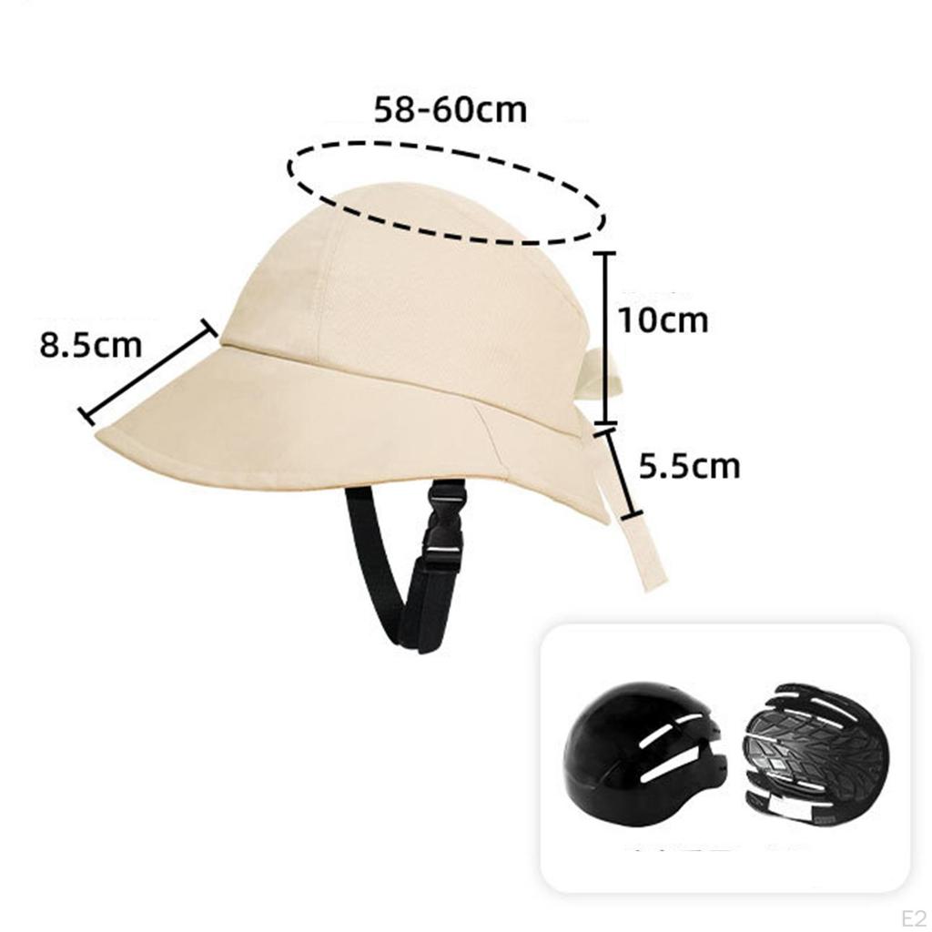 Nastavitelná cyklistická čepice s tvrdou skořepinou pro venkovní použití, široký okraj a podbradní pásek