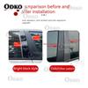Car Stickers For Honda Civic 8/9/10Th 2006 2007- Glossy Black Door Window Pillar Posts Cover Trim Kits AUTO Accessories