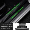 Luminous Car Door Sill Scuff Plate Threshold Protective Decals For Volkswagen VW MTM 2023 Emblem Rear Trunk Bumper Guard Strips