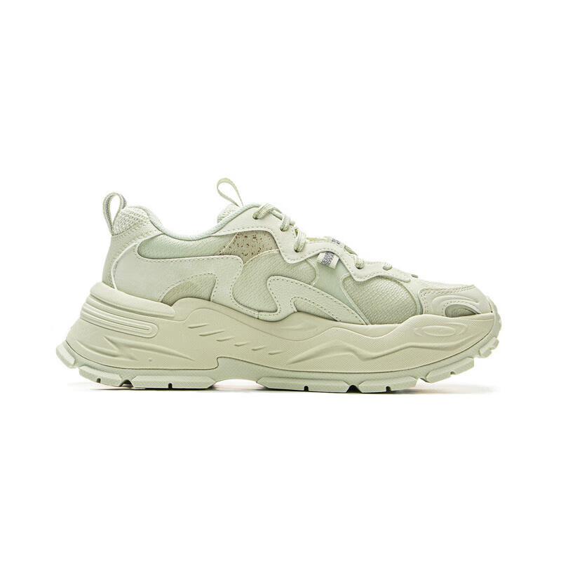 LiNing Disney Toy Story X  Starry Retro Trend Non-Slip Wear-Resistant Low-Top Casual Shoes Women sneaker Light-Green AGCV046-2