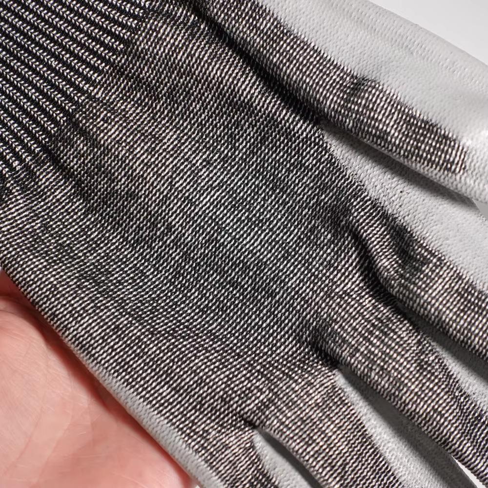 13 Gauge EN388 4543 Hand Safety Construction PU Coated Level C Anti-Cut Anti-Slip Work Gloves 5 Dipped Customizable Glove