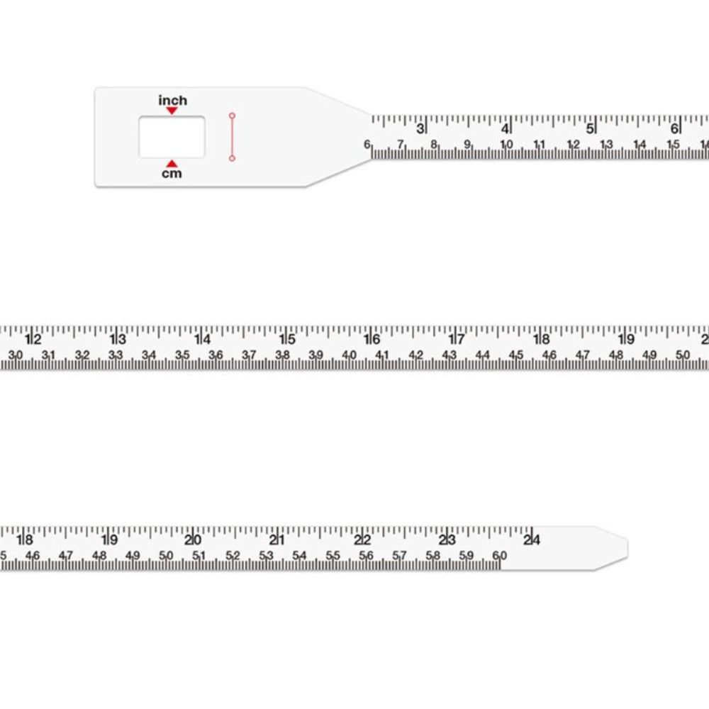 End Insert Non-Stretchable Measure Tape Baby Head Circumference Cup Blanks Tumbler Width Measurer
