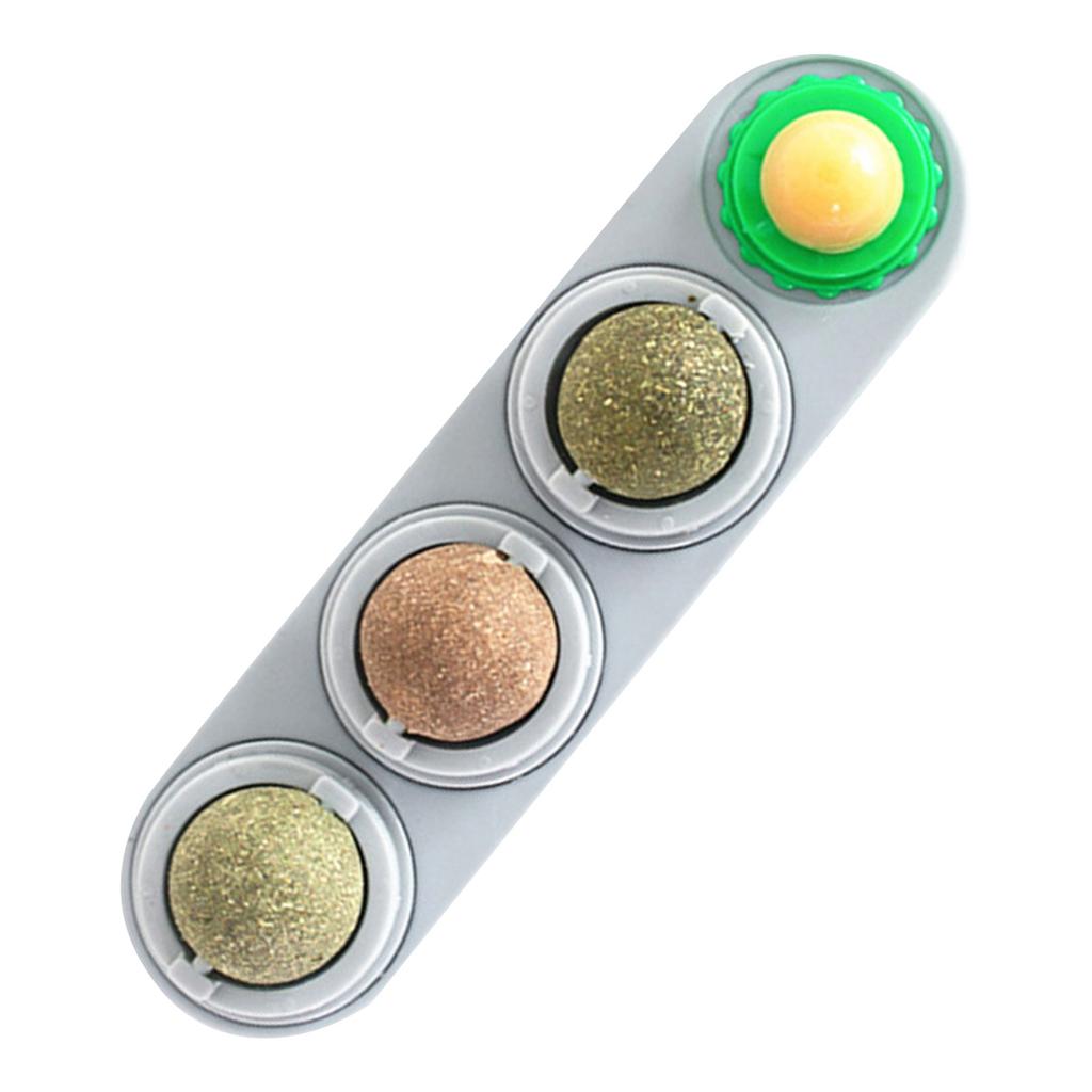 Kule z kocimiętką - Kule z kocimiętką, które przyklejają się do ściany - Zdrowe gryzaki do lizania dla kociąt - Interaktywne zabawki dla kotów łagodzące ich niepokój