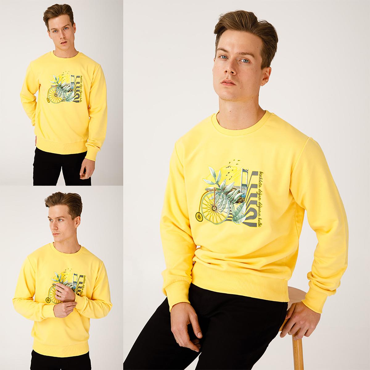 

BiggDesign Nature Boğazda Bisiklet Erkek Sweatshirt S