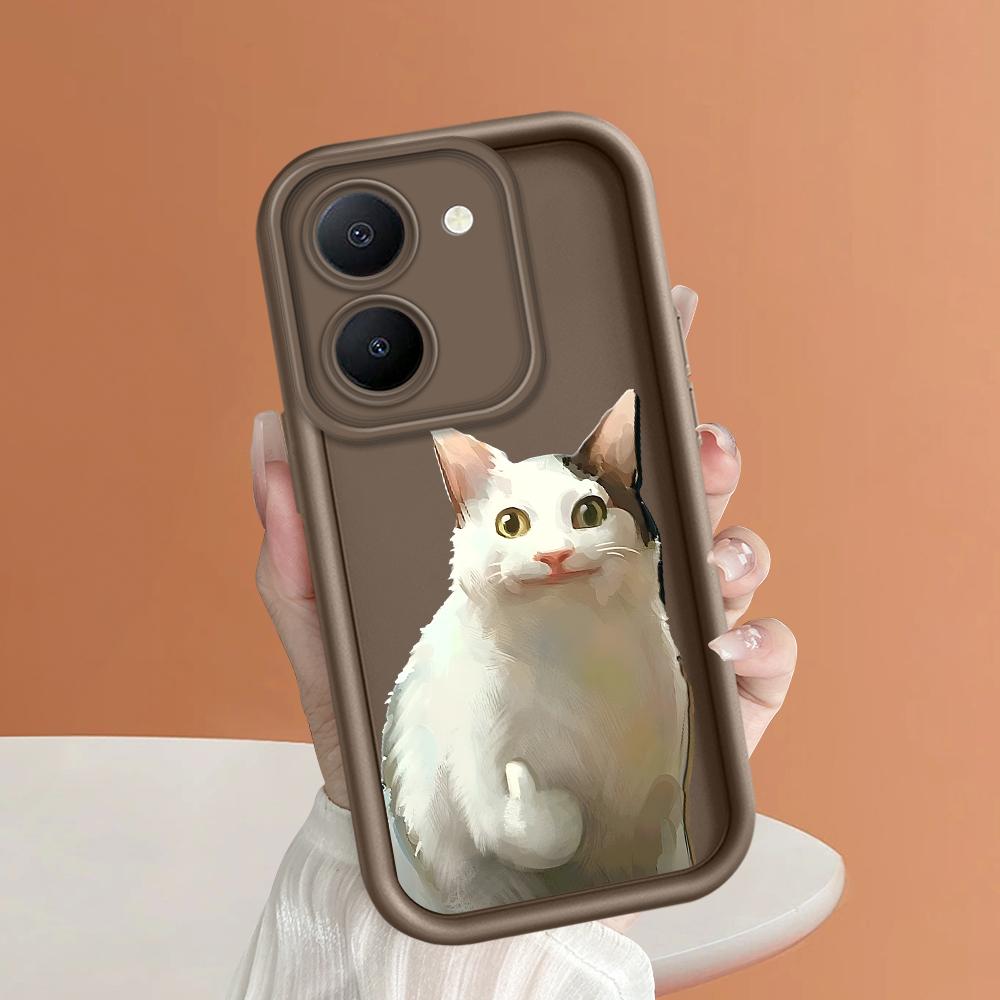 Coque de protection antichoc en silicone souple avec motif de dessin animé pour iPhone Infinix Tecno Vivo