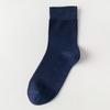 Men Spring and Summer Thin Cotton Pure Color Mesh Anti Bacterial Deodorant Socks