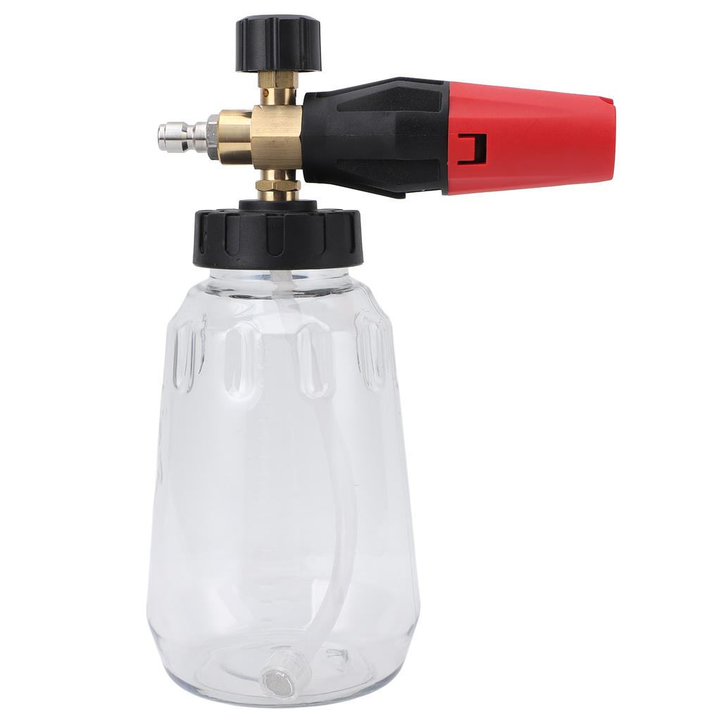 Car Wash Foam Sprayer 1000ml Versatile High Pressure Washer Foam Cannon with 14in Quick Connector
