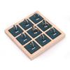 Simple Solid Wood Oak 9-digit Ring Display Tray Pendant Transfer Bead Fu  Diamond Ring Ring Pair Ring Display Holder
