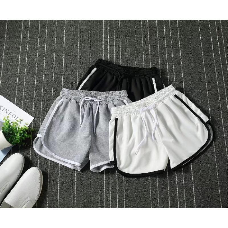 Sportliche Dreipunkt-Damen-Shorts zum Laufen, Freizeit, hoch taillierte Pyjamahose mit Strandhose
