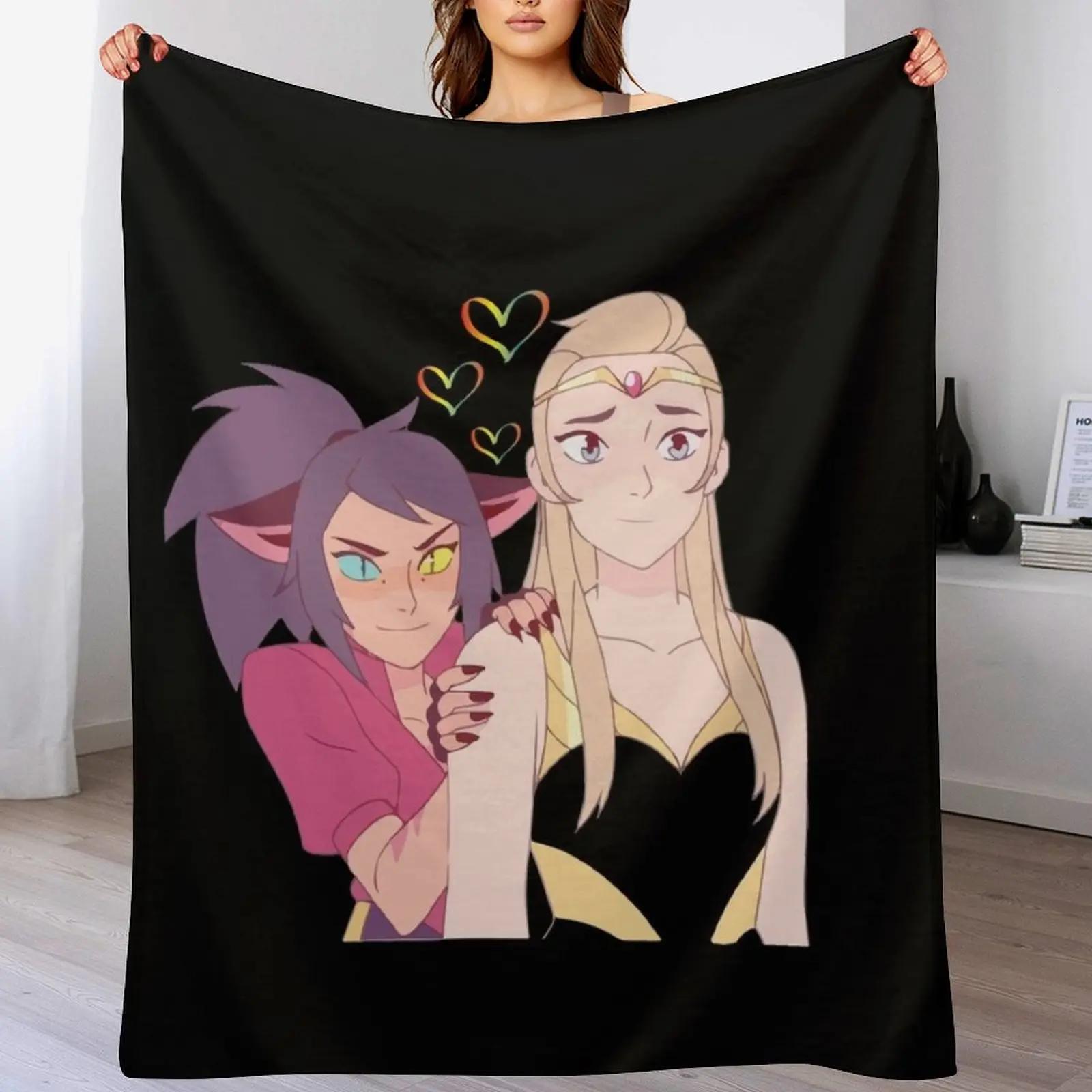 

she ra and the p Throw Blanket Durable Warm Blanket for Daily Home Use 102x76cm(40x30in)