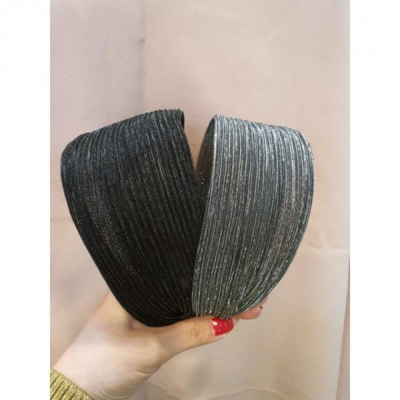 Pearl Wide Daily Plain Solid Color Hairband Headband gold