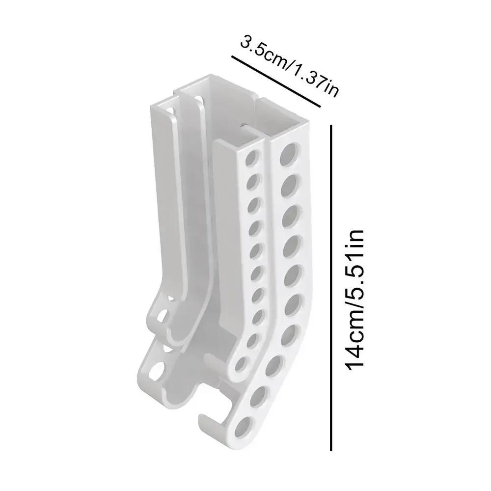 Органайзер для хранения батареек AA и AAA комбинированный маленький держатель для батареек настенный держатель диспенсер-контейнер для 10 батареек AAA и 10 батареек AA белый 1590₽