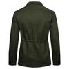 European and American Retro Slim Hunting Safari Linen Jacket for Men