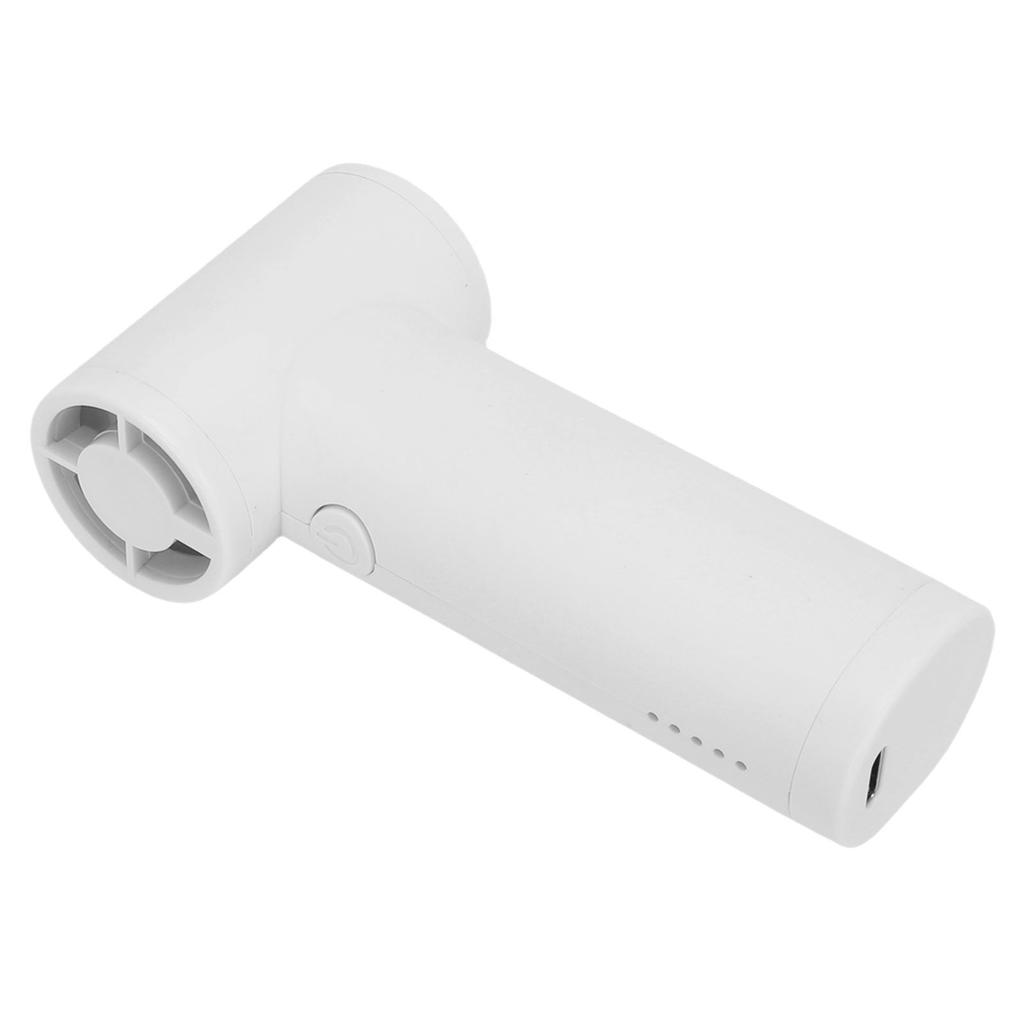 Portable Handheld Turbo Fan 40000RPM 5 Speed Levels 5000mAh Type C Rechargeable Battery Cooling Fan for Outdoor Travel