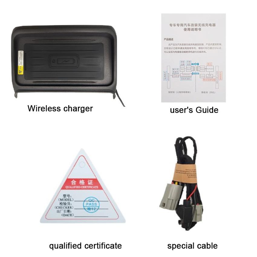 

Новый! Беспроводное зарядное устройство 15 Вт, специальная встроенная панель быстрой зарядки QI для телефона, автомобильные аксессуары для Land Rover Evoque L 2021 2025 2025