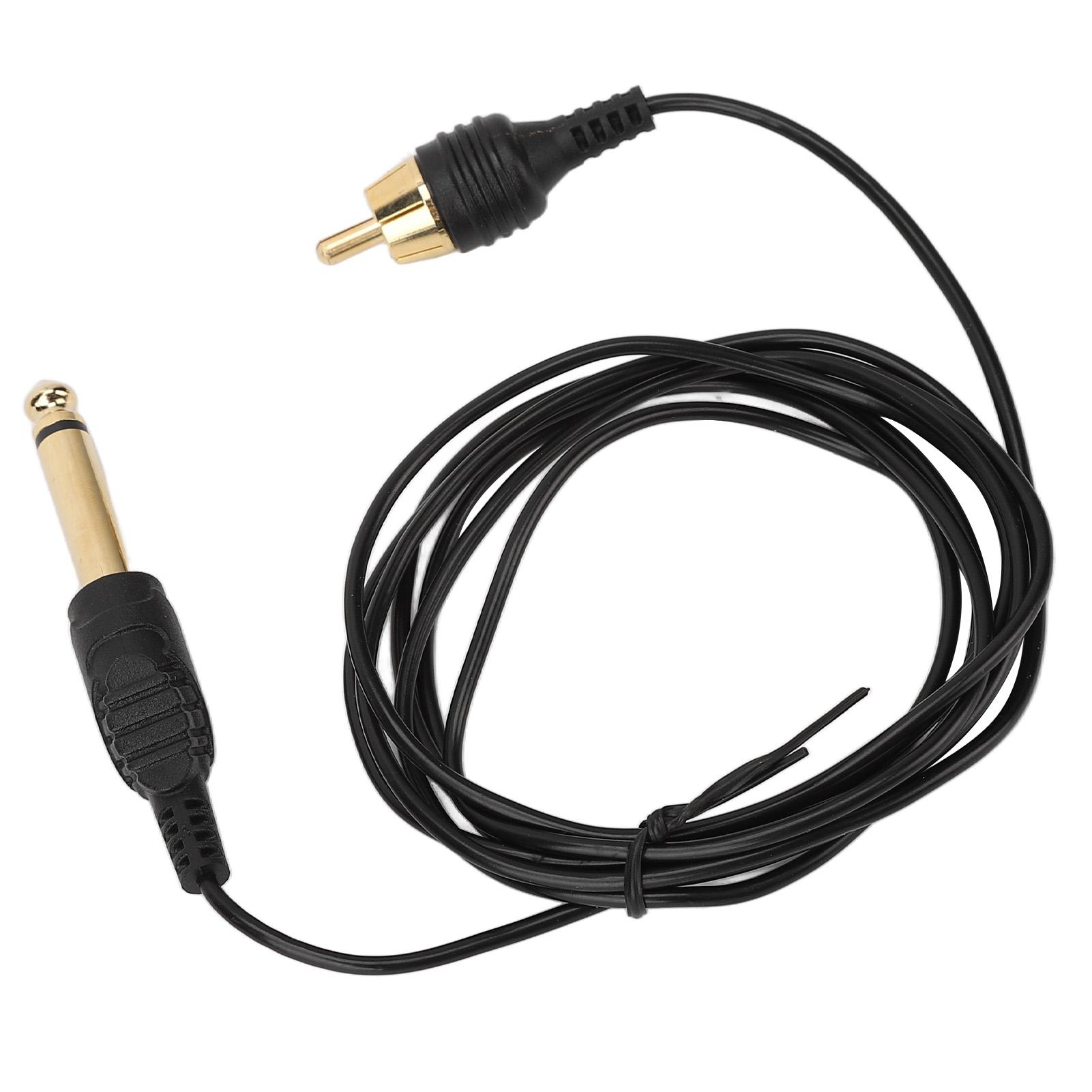 

6,2 фута RCA зажим для татуировки шнур TPE зажим для татуировки кабель татуировки машина шнур питания ручка для татуировки блок питания