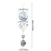 Wind Chime Bird Deterrents 3D Rotating Reflective Spinners Weatherproofed Garden Decoration For Crop Protecting