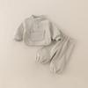 Boys' Korean Style Spring Hoodie Two-Piece Set for Outings - Baby & Toddler Clothes