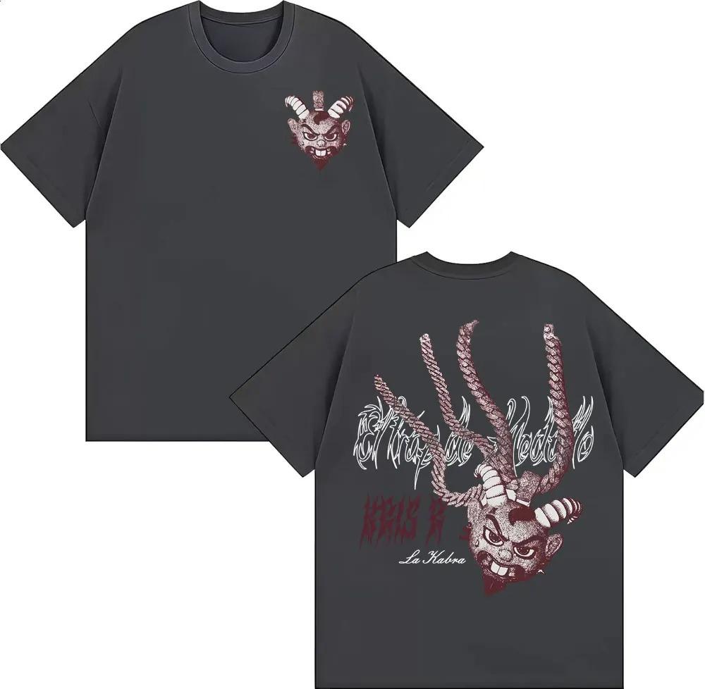 Rapper Kris R Ec Trap De Medallo Album Merch T Shirt Unisexs Clothing Harajuku Streetwear Tshirt High Quality Cotton Tshirts