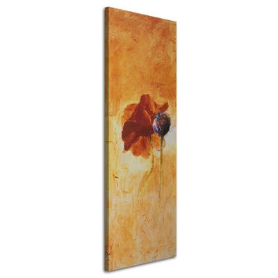 Canvas Print Red Poppies Acrylic Flower