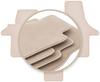 PREMIUM Beige Floor Mats For: VW Transporter T5 Caravelle 2-seater 2003-2015