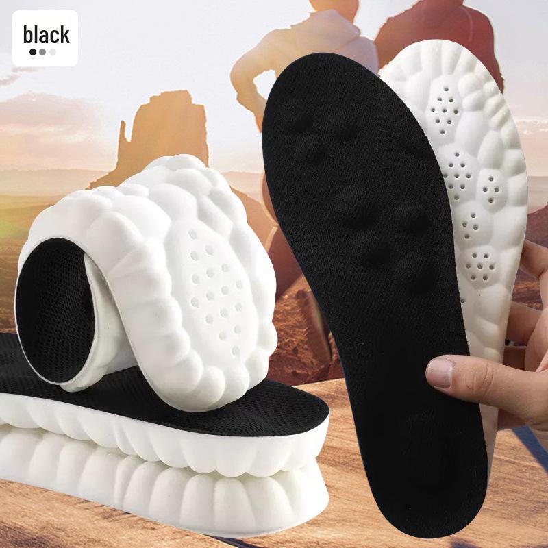 

In-Stock Sports Insoles: PU Long-Standing, Anti-Fatigue, Breathable, Sweat-Absorbing, Arch-Massage Military Training Insoles 41/42