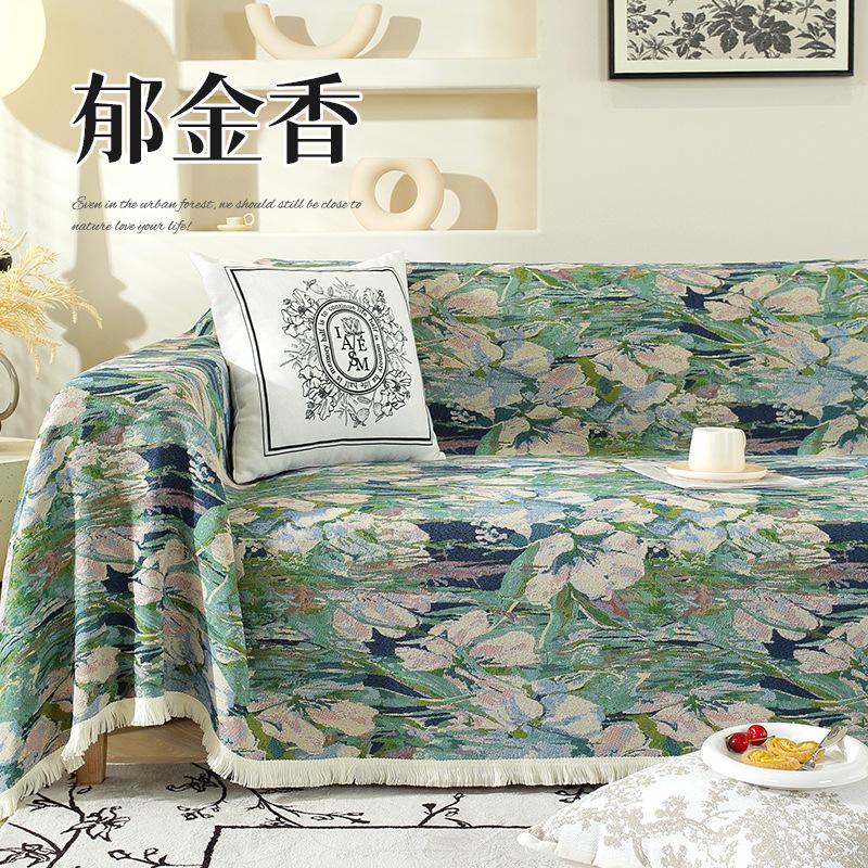 American Style Thickening Sofa Towel Two-sided Easy To Lay Sofa Cover Dust Anti-cat Scratch Protection Cover Sofa Blanket Carpet