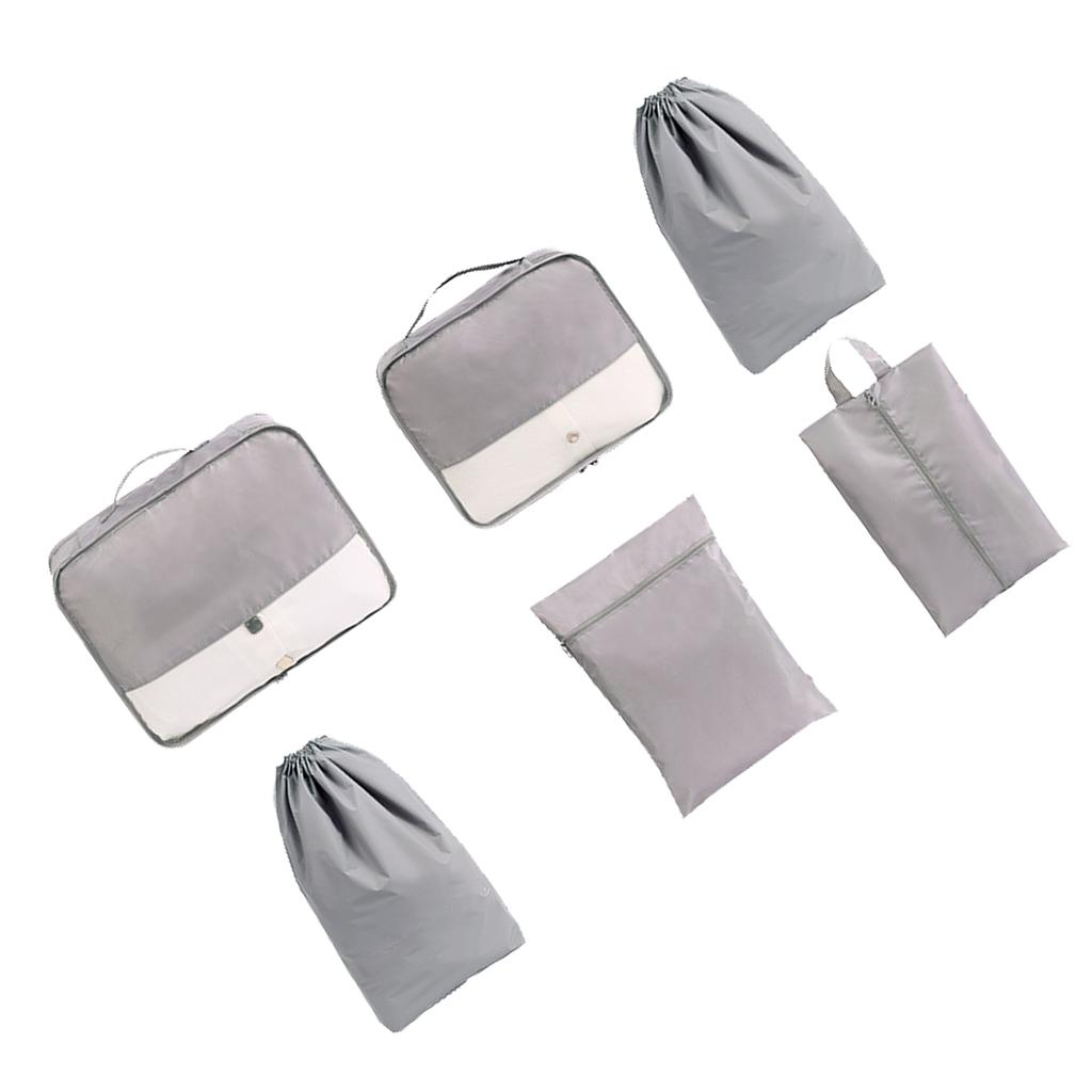 Travel Storage Bag Set Waterproof Portable Luggage Packing Bags for Clothes Cosmetics Toiletries Sho