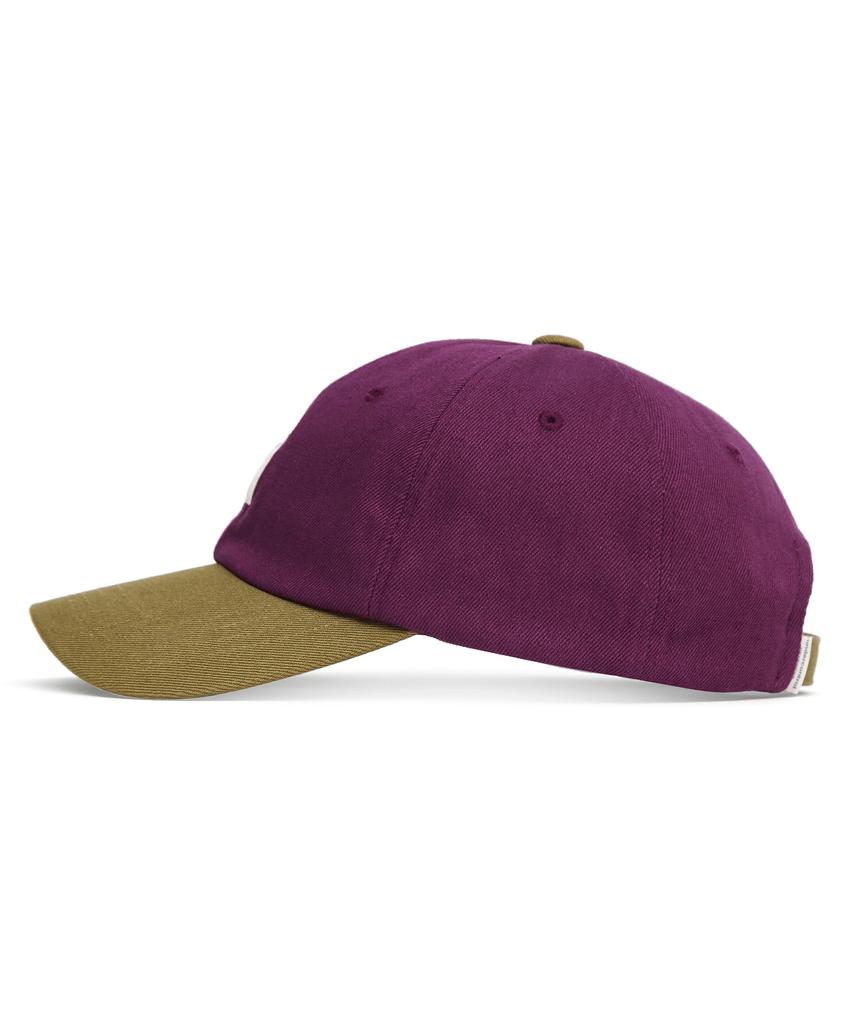 Eondeokeonteulol Washed Cotton Ball Cap V Square / Washed B B / Purple Lime