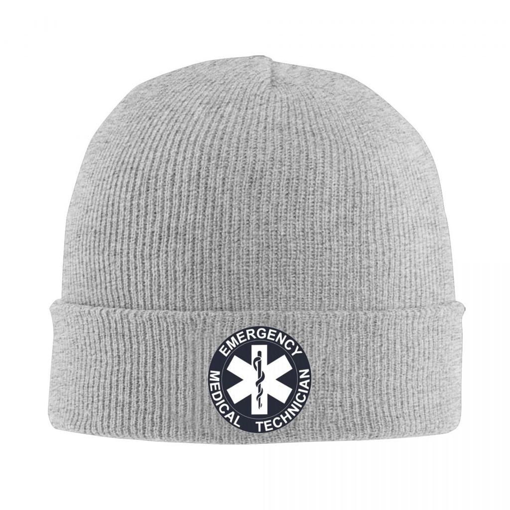Emt Star Of Life Emergency Medical Warm Knitted Cap Winter Knit Bonnet Hat Skullies Beanies Hip Hop Caps for Unisex