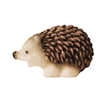 Mini Hedgehog Resin Figurine Miniature Animal Figures Cake Topper Decoration Tiny Hedgehog Ornaments for DIY Fairy Garden Moss Landscape Home Decor