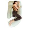 Multifunctional U-Shaped Maternity Body Pillow with Removable Waist Support