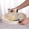 Creative Fruit Plate Metal Round Candy Dish with Handle Oval Table Tray Large  Storage Tray for Living Room Snacks Decoration