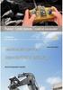 Remote Control Alloy Bulldozer Excavator Toy with Spray Function for Kids