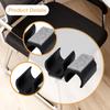 12 Pcs Chair Leg Floor Protector Chair Legs Tips Caps Chair Feet Cover 25mm 1 Inch Slides No Scratches