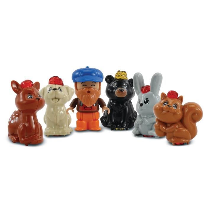 VTECH TUT TUT ANIMO - SUPER BATEAU TOBOGGAN - Jouet pour enfant de 1 à 5 ans avec 5 animaux et un pêcheur inclus
