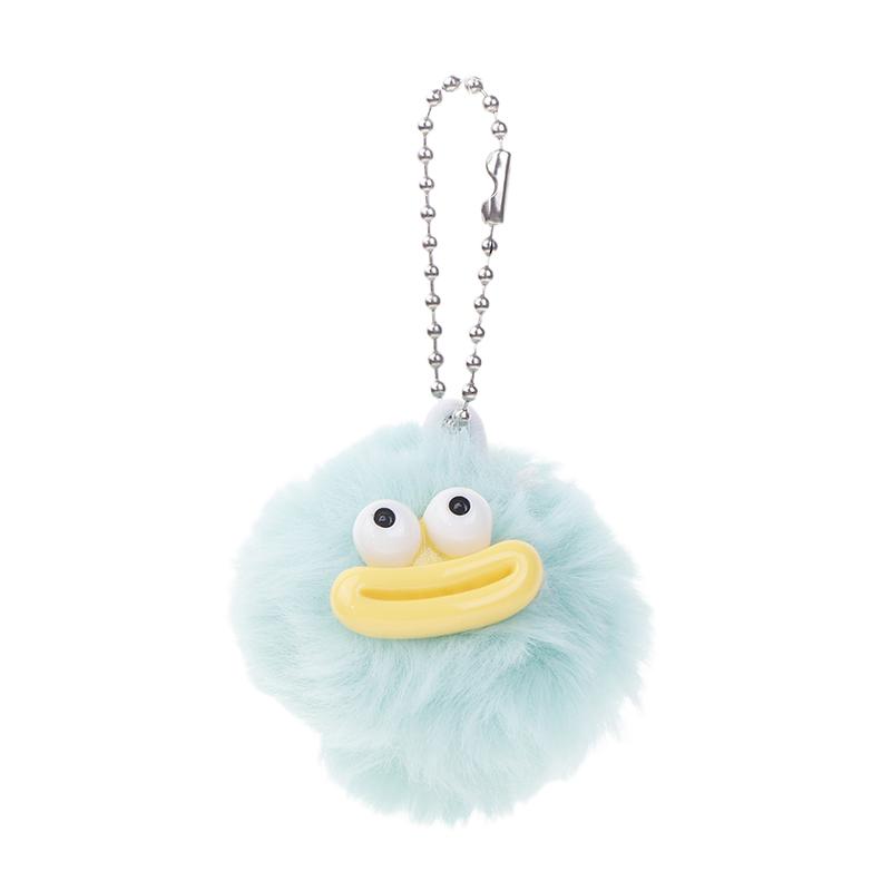 Cute Cartoon Sausage Mouth Hair Ball Key Chain Plush Funny Mini Big Mouth Doll Pendant Key Ring Backpack Bag Car Pendant