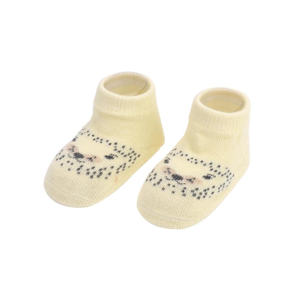 Baby Boy Socks Cotton Newborn Socks Fit 0-24 Months Animal Print