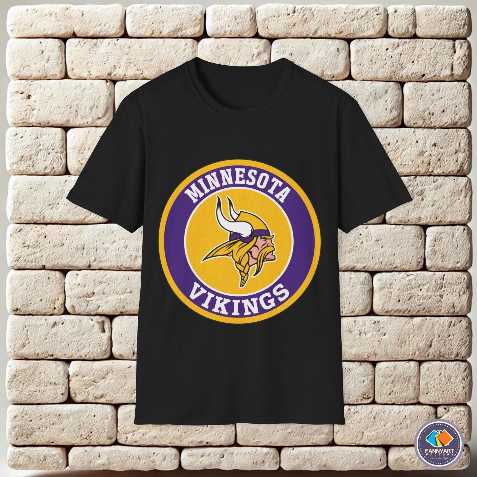 Minnesota Vikings American Football Club Logo Unisex T-Shirt XXXXL